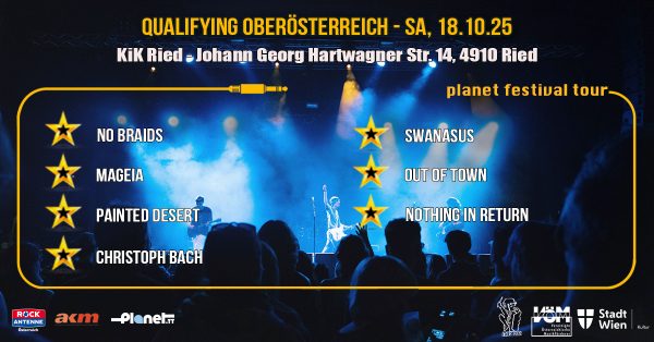 planet festival tour BANDCONTEST 2025 - Qualifying Oberösterreich
