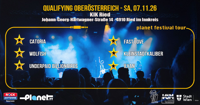 planet festival tour BANDCONTEST - OÖ Qualifying 2026